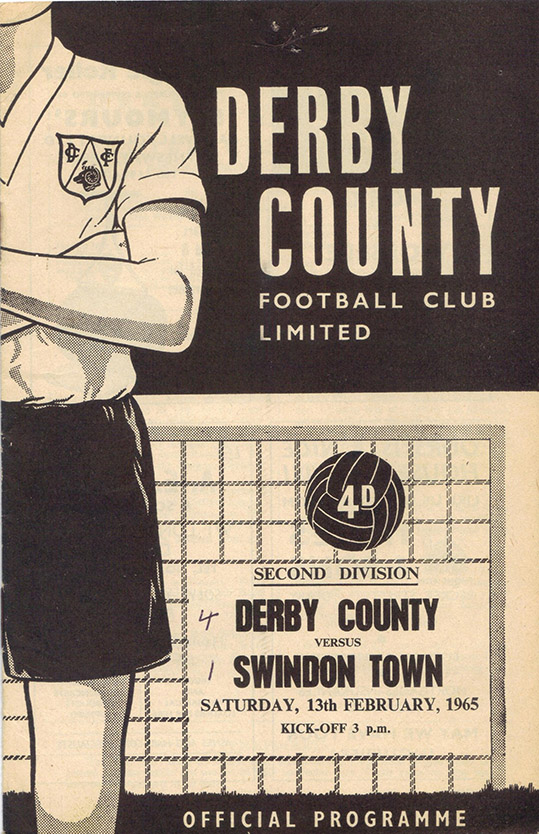 <b>Saturday, February 13, 1965</b><br />vs. Derby County (Away)